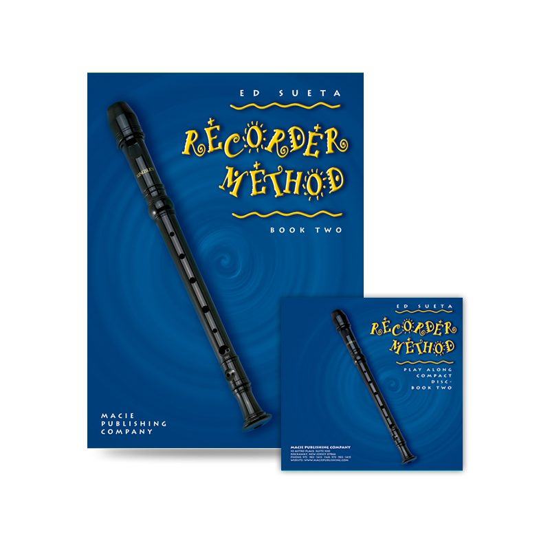 Ed Sueta Recorder Method Book Two And Play-Along Compact Disc Combo
