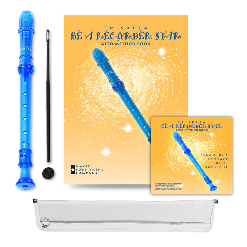 Transposed Alto Recorder Package With CD