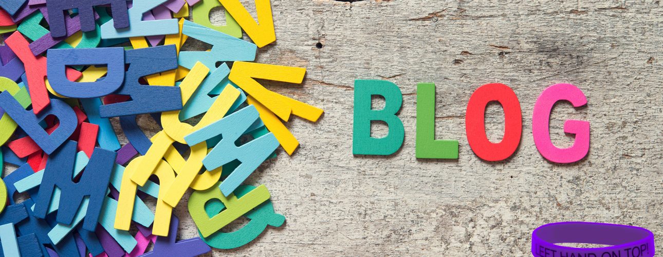 blog with wrist band